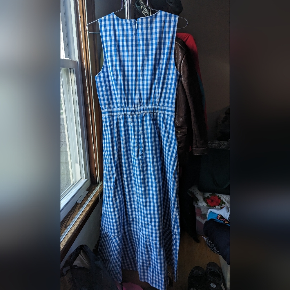 NWT J. Crew Gingham Dress Size 2 - Picture 5 of 12